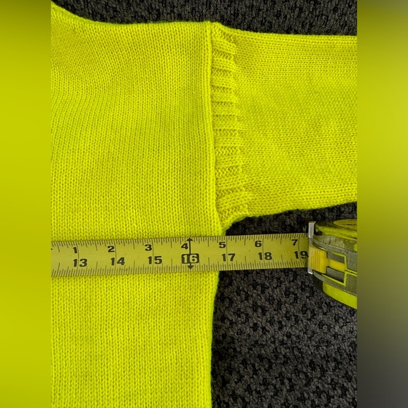 🆕 Molly Goddard Ayla Jumper Lambswool Knit Sweater Neon Yellow XS Retail $580 - Picture 16 of 16